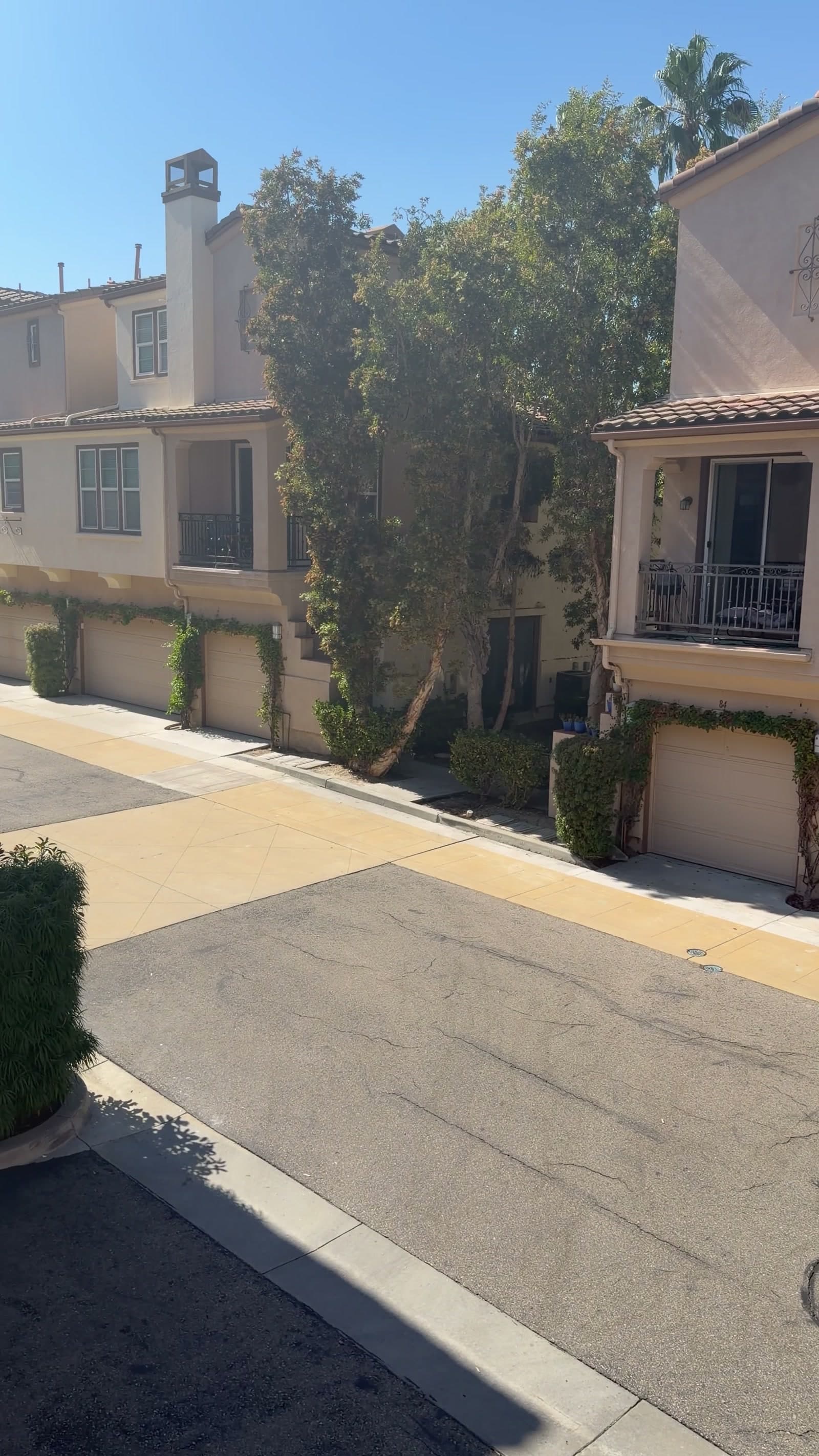 The view from the balcony at 52 Marcilla